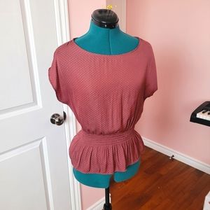 Brand new w/o tags Dynamite peplum top!
